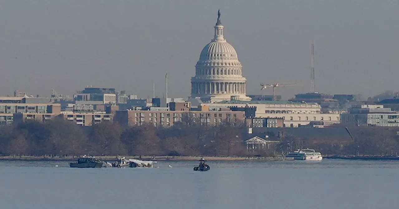 American Airlines Jet Collides With Helicopter Over Potomac River, Killing Dozens