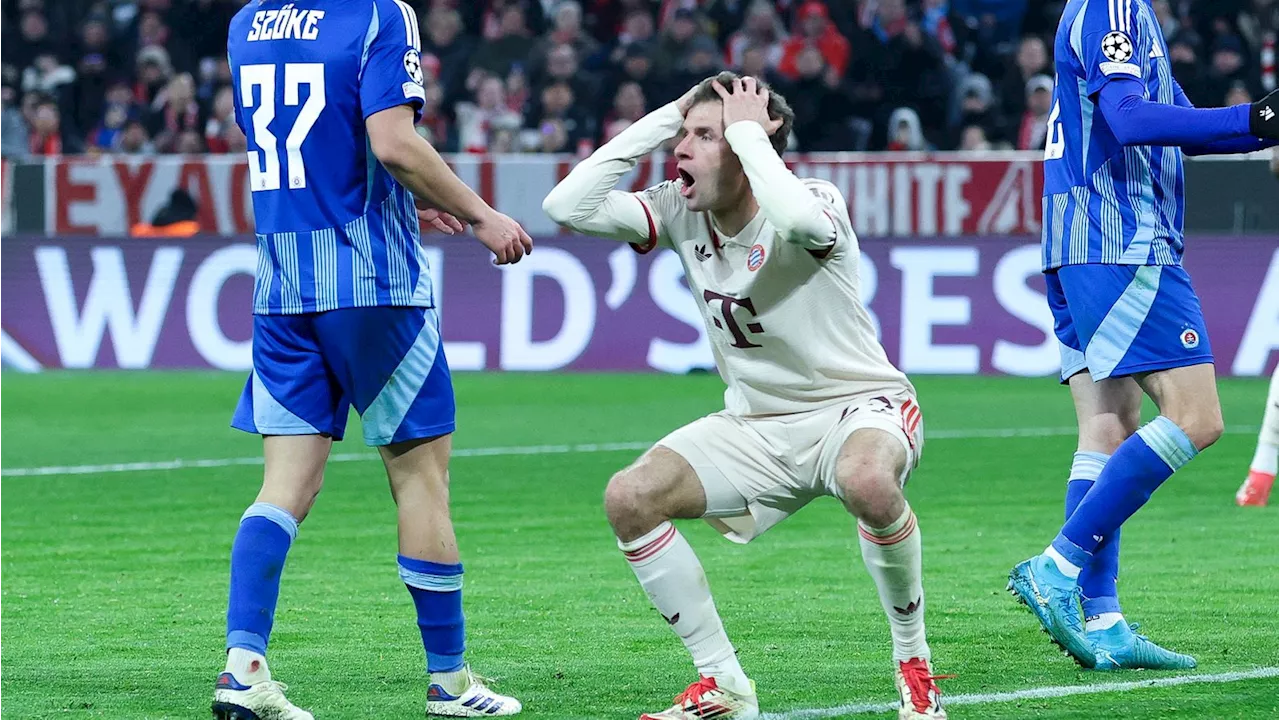 Fußball-Champions-League: Trotz Sieg gegen Bratislava: FC Bayern München muss in die CL-Playoffs