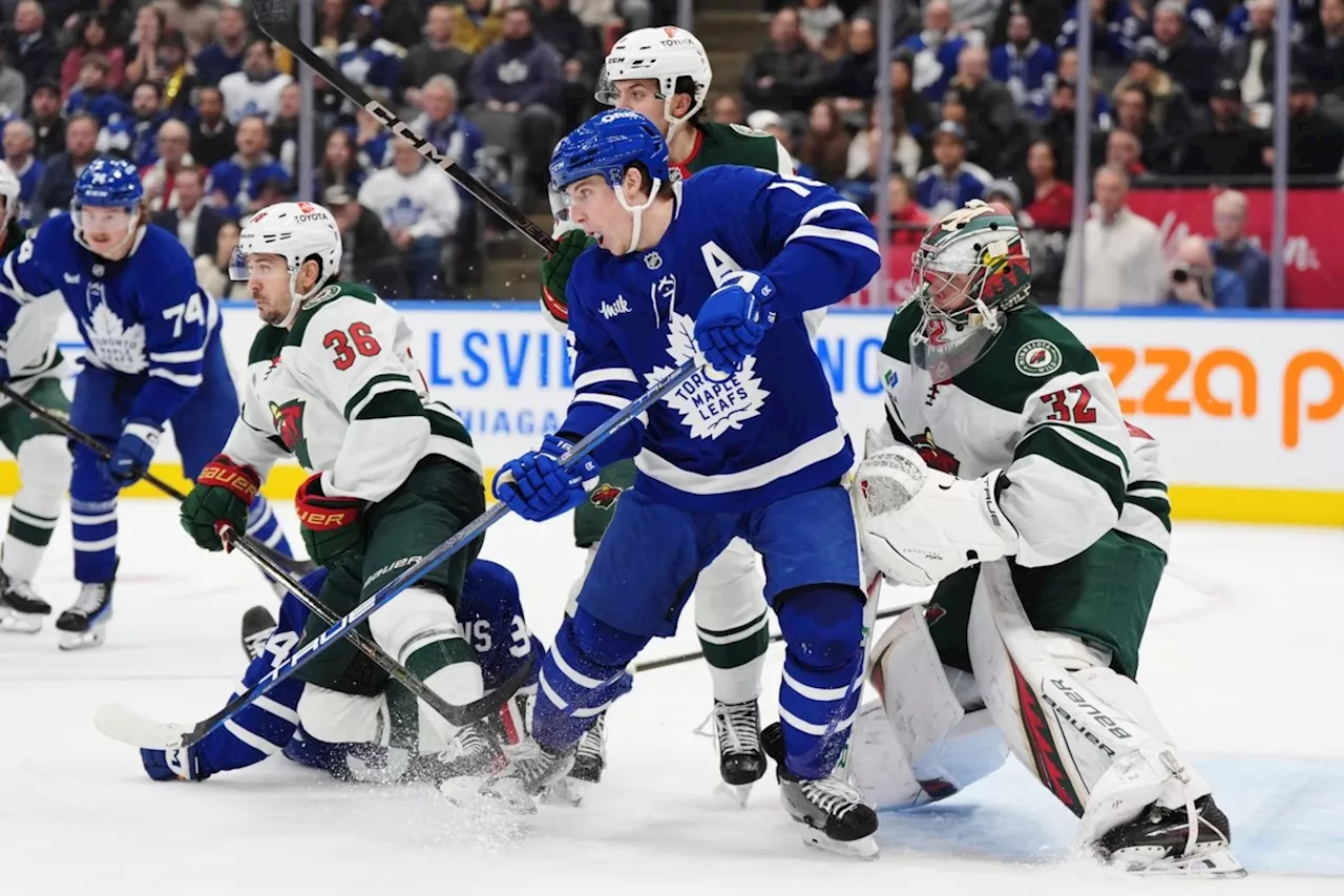 Minnesota Wild down slumping Toronto Maple Leafs 3-1