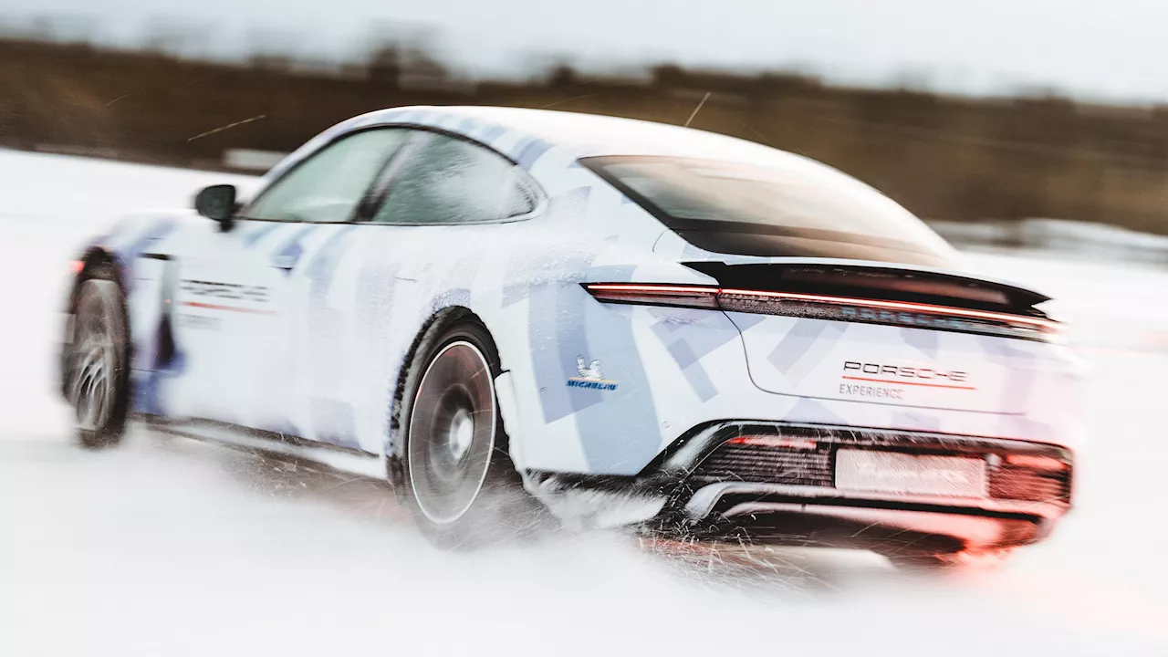 Porsche Taycan GTS Sets EV Drifting Record On Ice Because It Can