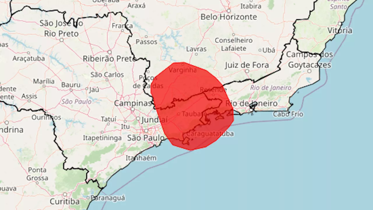 Estados do Sudeste entram em alerta vermelho para chuvas