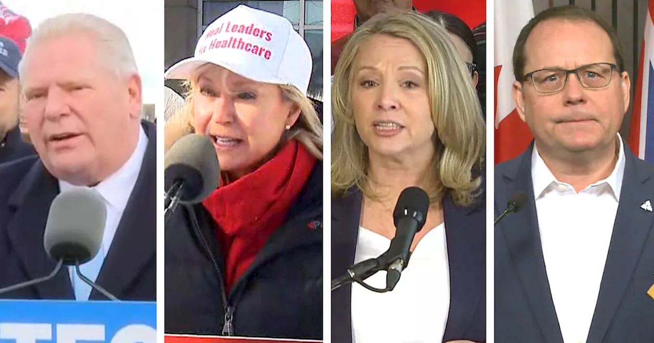 Ontario Party Leaders Kick Off Campaign Week