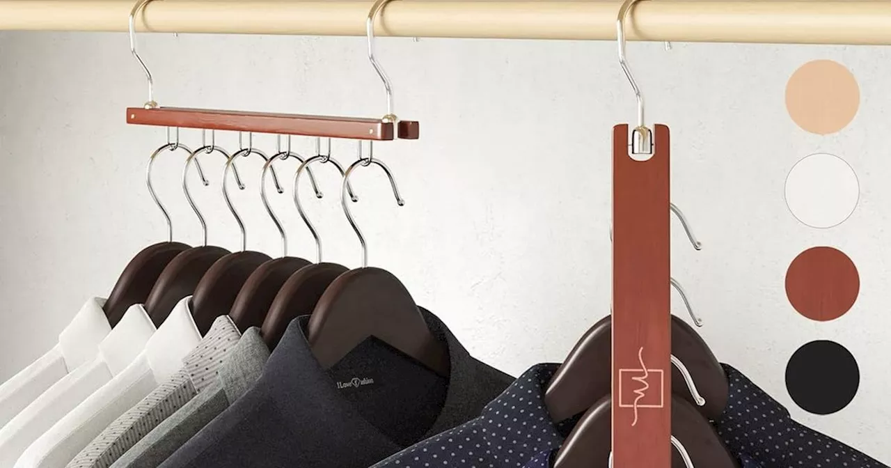 Amazon shoppers rave about these 'game-changing' space-saving hangers