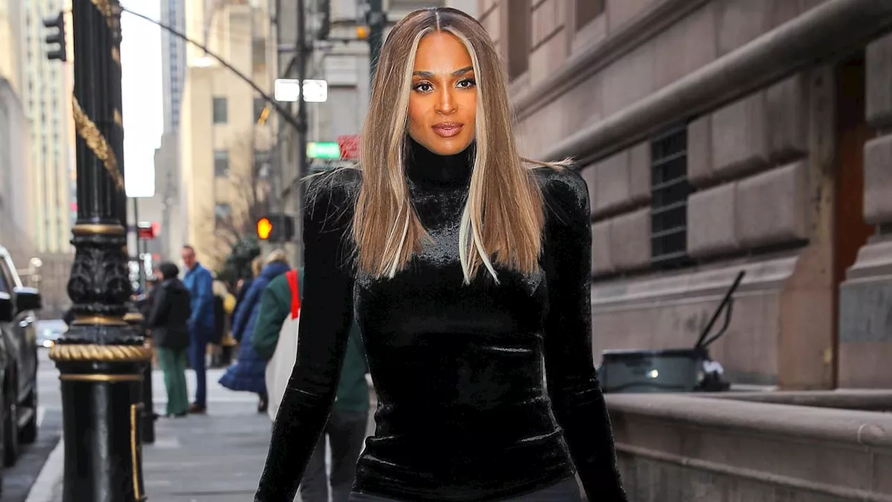 Ciara sizzles in a mini skirt after revealing whether or not she wants baby no. 5 on the Today show...