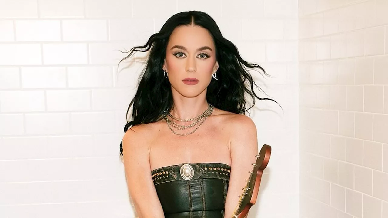 Katy Perry avoids disaster as a transformer EXPLODES near her outside Jimmy Kimmel Live!