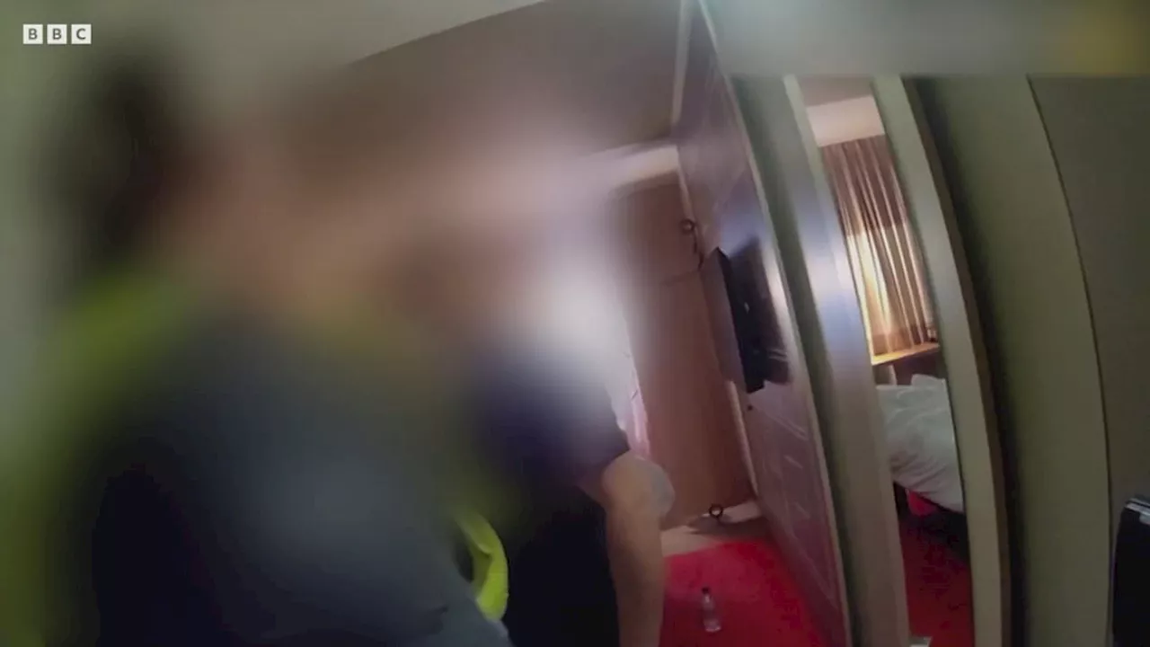 Police Bust Paedophile with Teen Girl in Hotel Room - Shocking Footage Released