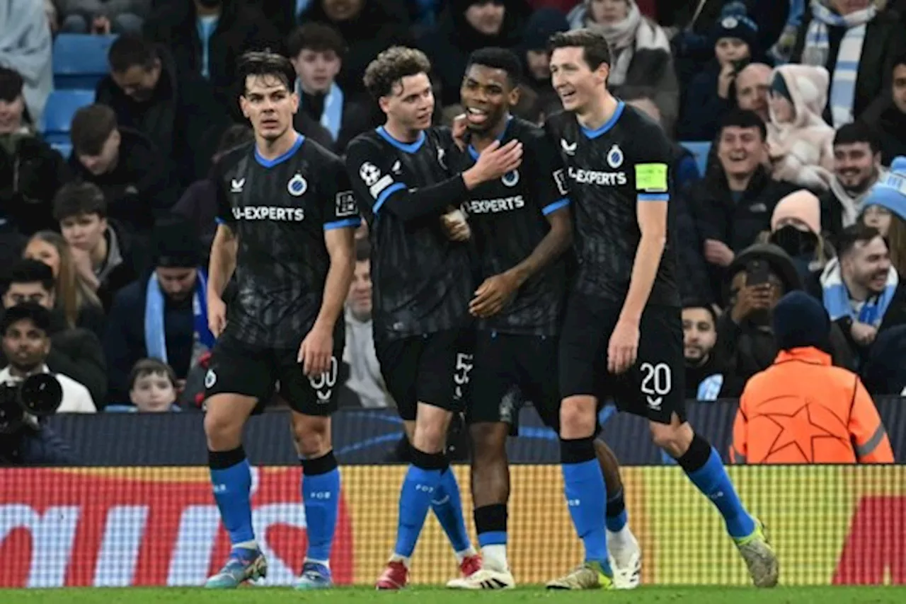 Club Brugge verliest, maar gaat door in Champions League en ontmoet Dortmund of Atalanta