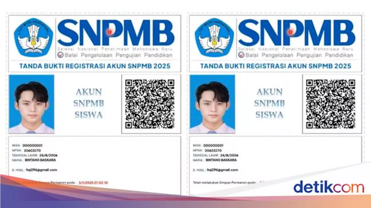 Cara Simpan Permanen Akun SNPMB 2025