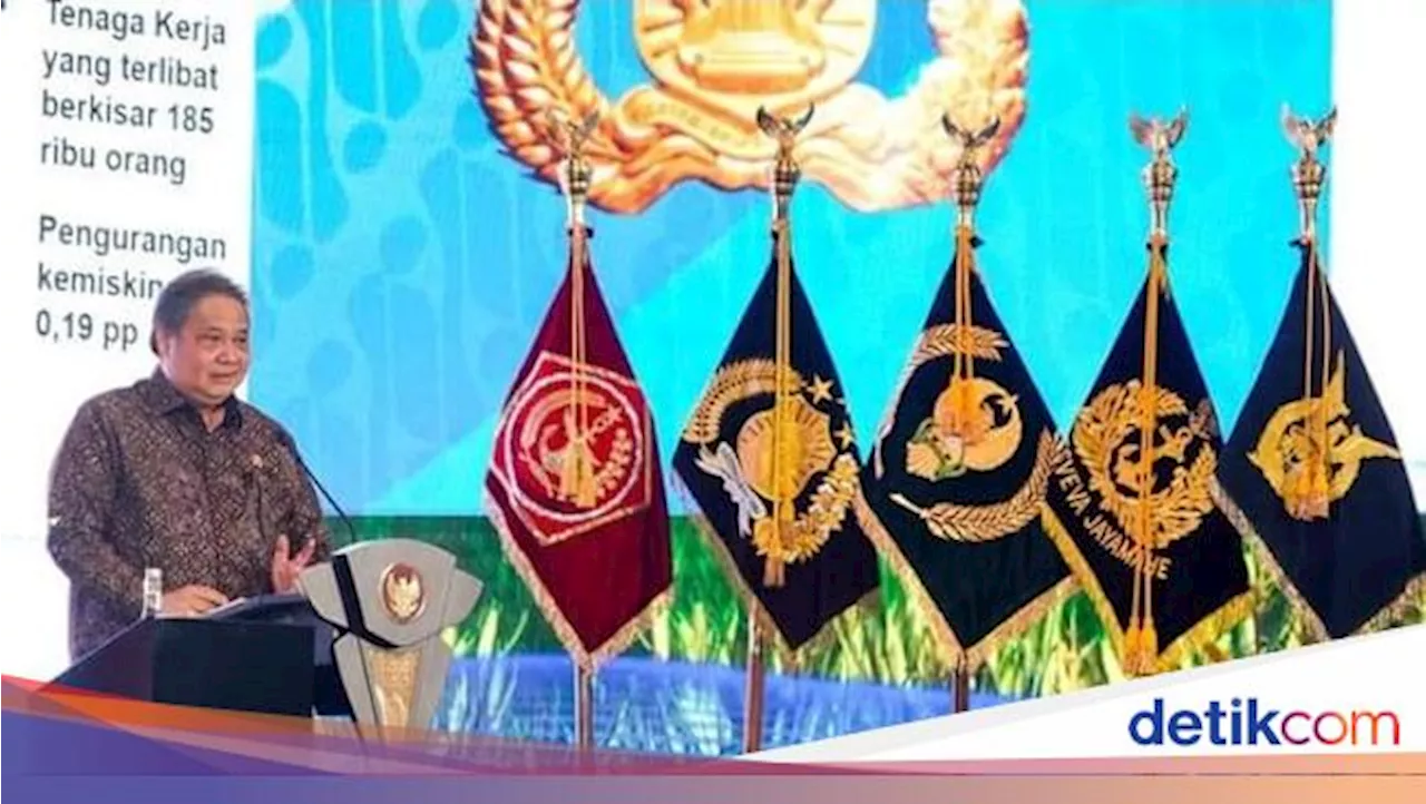 Di Depan Petinggi TNI-Polri, Airlangga Beberkan Jurus Genjot Ekonomi Tumbuh 8%