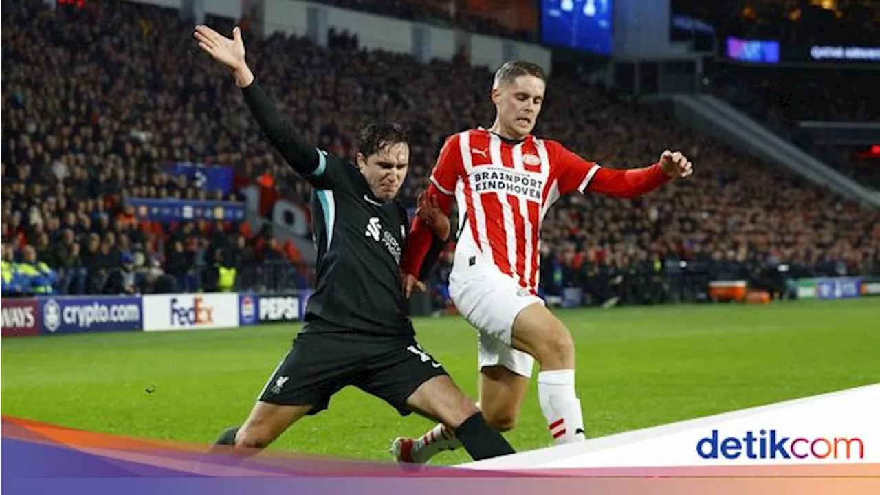 PSV Eindhoven Taklukkan Liverpool di Liga Champions