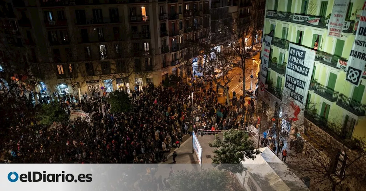 Maratón cultural y acampada nocturna en la víspera del desahucio en la Casa Orsola, símbolo de la crisis de vivienda