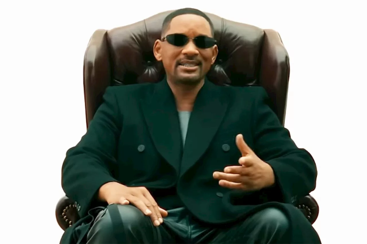 Will Smith Takes 'The Matrix' Challenge, Hints at Music Return