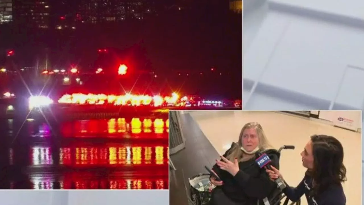 Chicago-bound traveler at DC airport reacts to plane crash