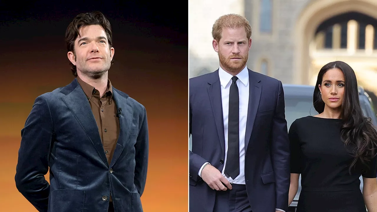 John Mulaney Pokes Fun at Prince Harry and Meghan Markle During Netflix Talk Show Promotion