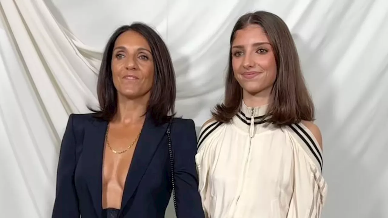 Florence Foresti et sa fille Toni à la Fashion Week