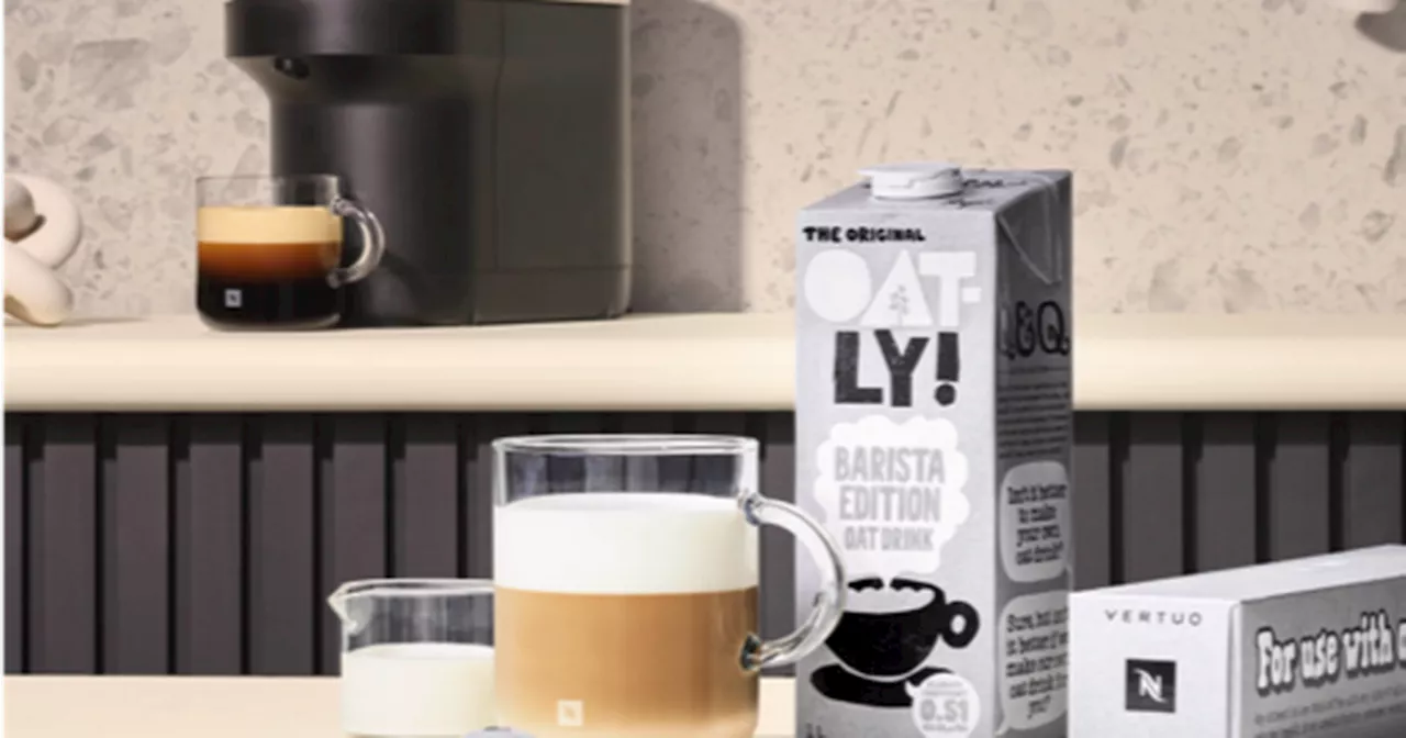 Nespresso and Oatly join forces to launch new coffee capsules