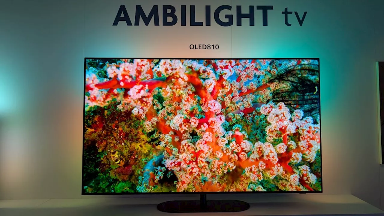 Hellere OLEDs, sattere Farben und ein neuer Sound in Philips-Fernsehern