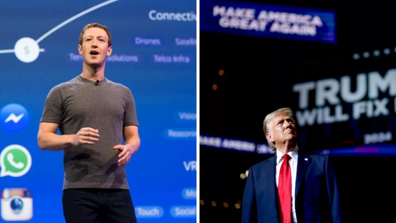 Zuckerberg pagaría 25 millones a Trump por cierre de cuentas