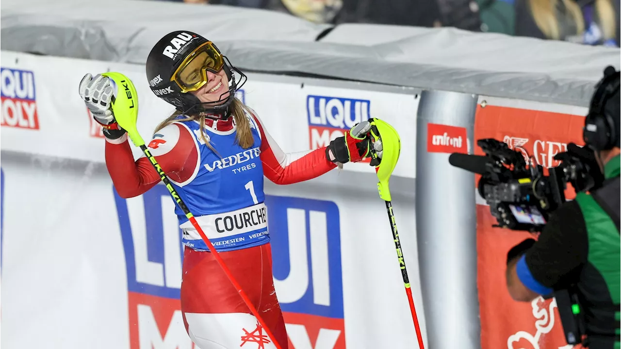 Liensberger verpasst Slalom-Stockerl in Courchevel