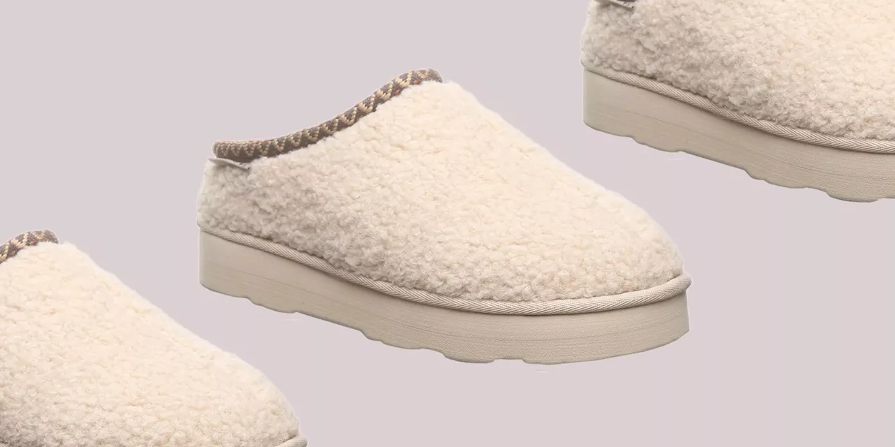 These $40 Faux Shearling Slippers Look Just Like a Designer Pair