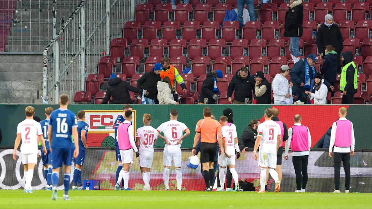 Böllerwerfers Strafe für Stadionexplosion in Augsburg rechtskräftig