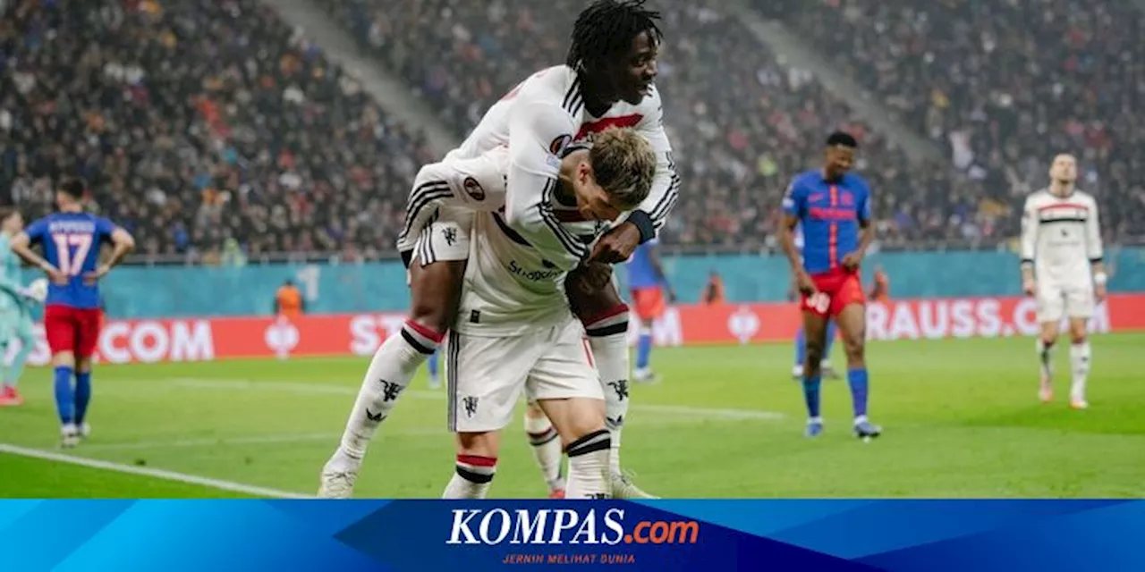 Mainoo Cetak Gol Perdana Man United di Liga Europa, Raih Kemenangan 2-0 Atas Steaua Bucharest