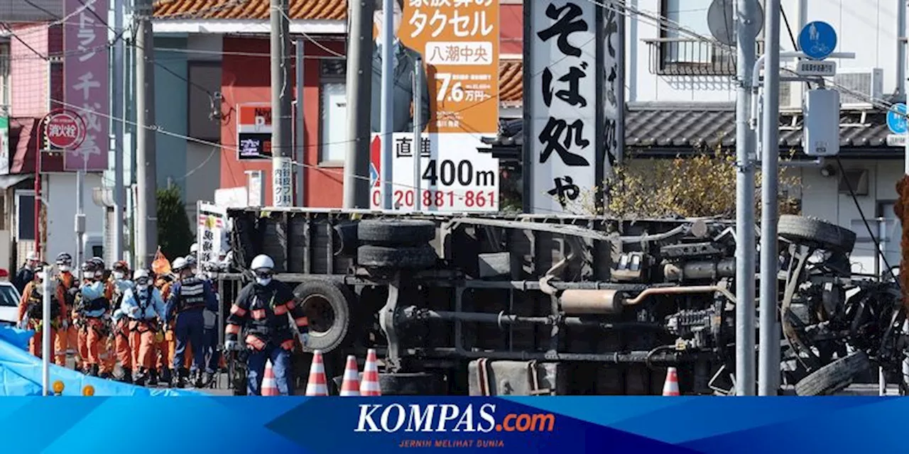 Lubang di Jalan Kota Yashio, Saitama, Menganga dan Menelan Truk, 1,2 Juta Orang Terkena Dampak