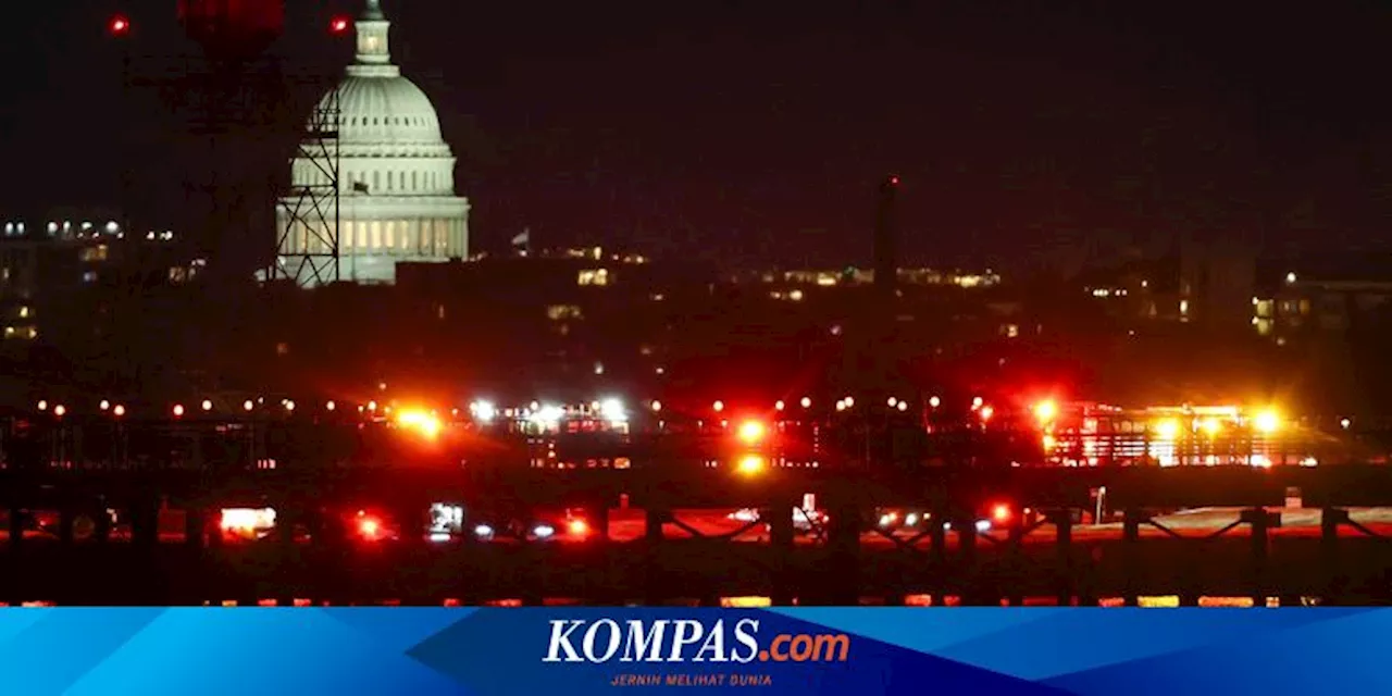 Saksi Mata Ungkap Pesawat American Airlines Tukik Tajam Sebelum Jatuh di Sungai Potomac