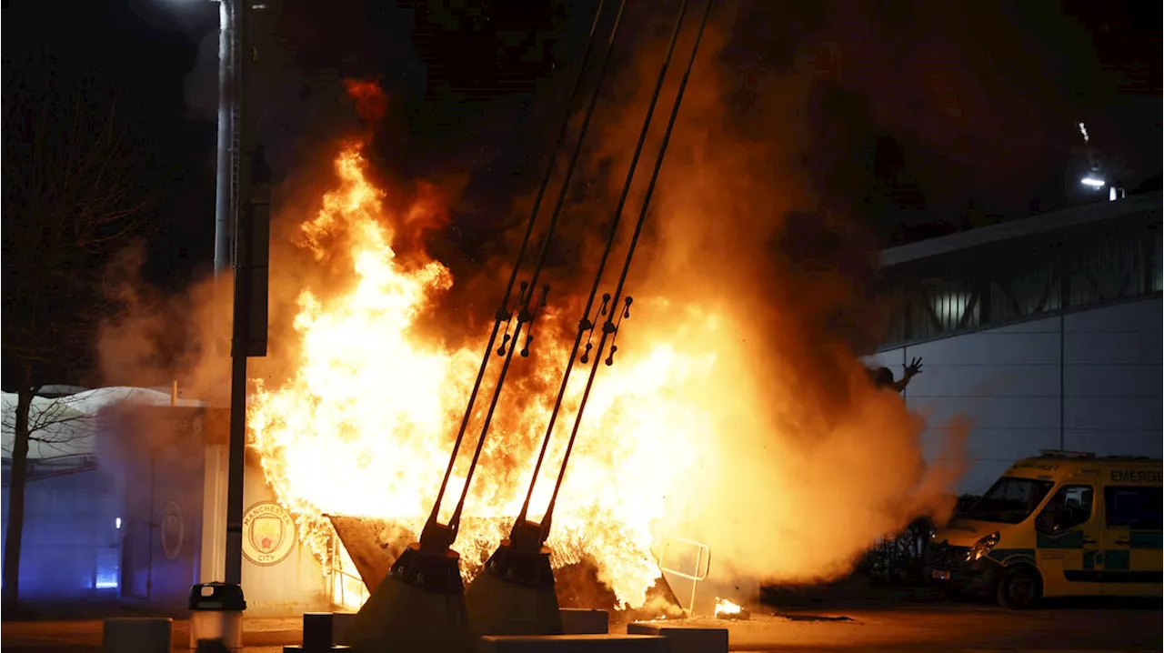 Fire at Manchester City Stadium Ahead of Champions League Match