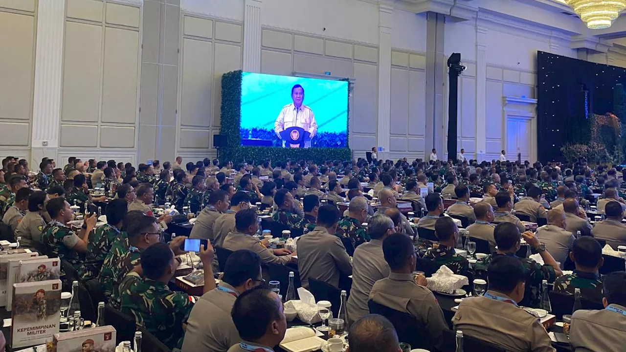 Presiden Prabowo Ingatkan TNI-Polri: Pangkat dan Bintang Adalah Penghormatan Rakyat