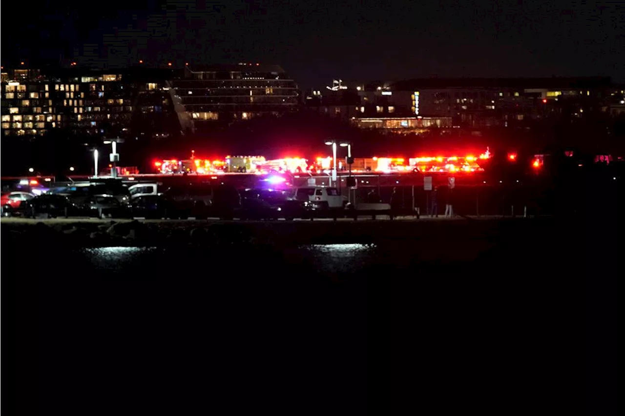 Passenger jet collides with helicopter while landing at Reagan Washington National Airport