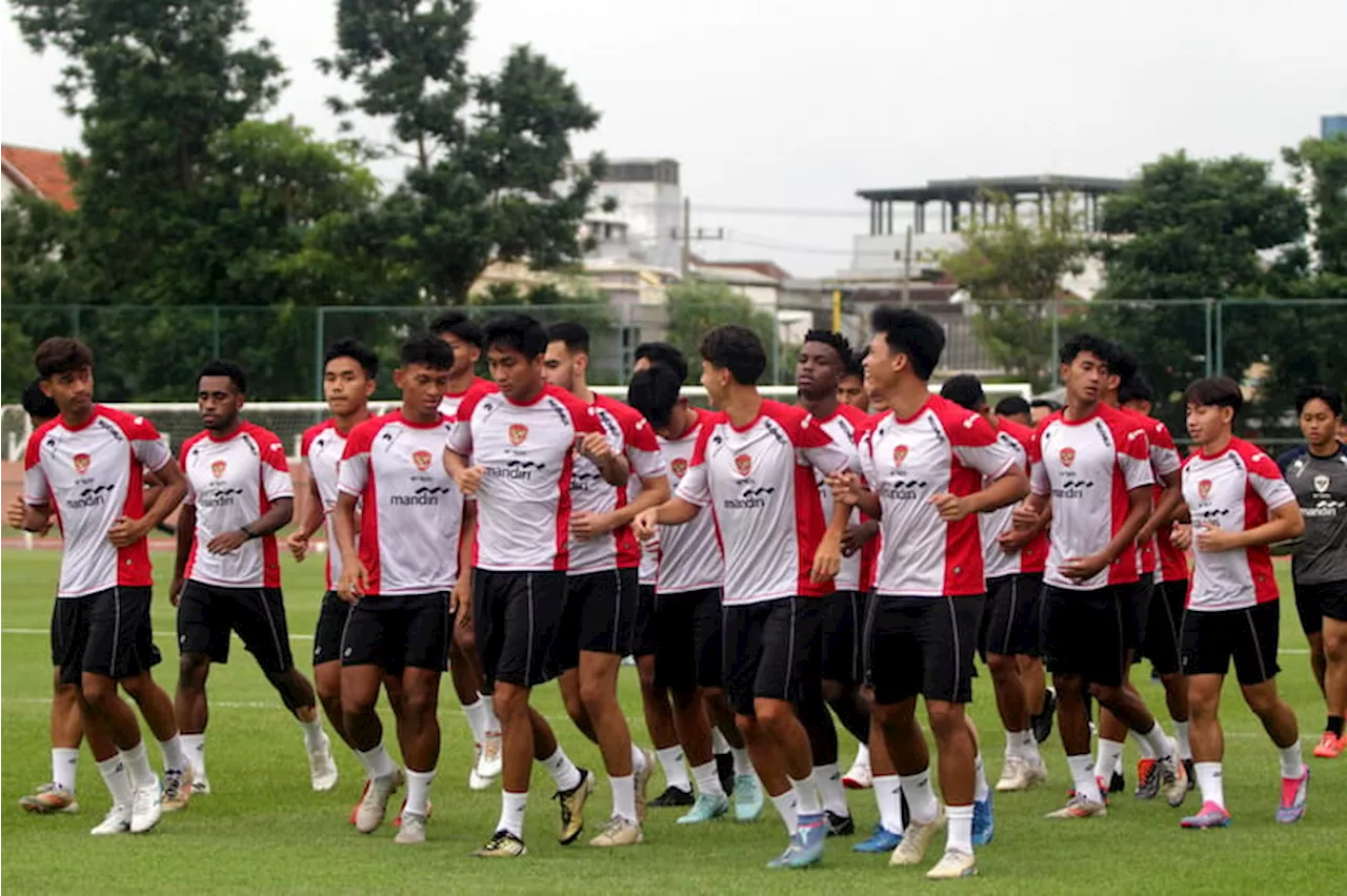 Timnas Indonesia U-20 Latihan untuk Hadapi India di Mandiri U-20 Challenge Series