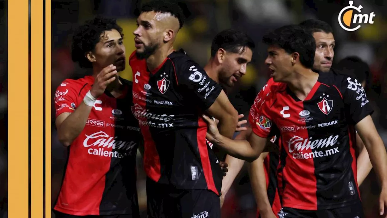 Atlas y Monterrey empatan en un vibrante partido de goles