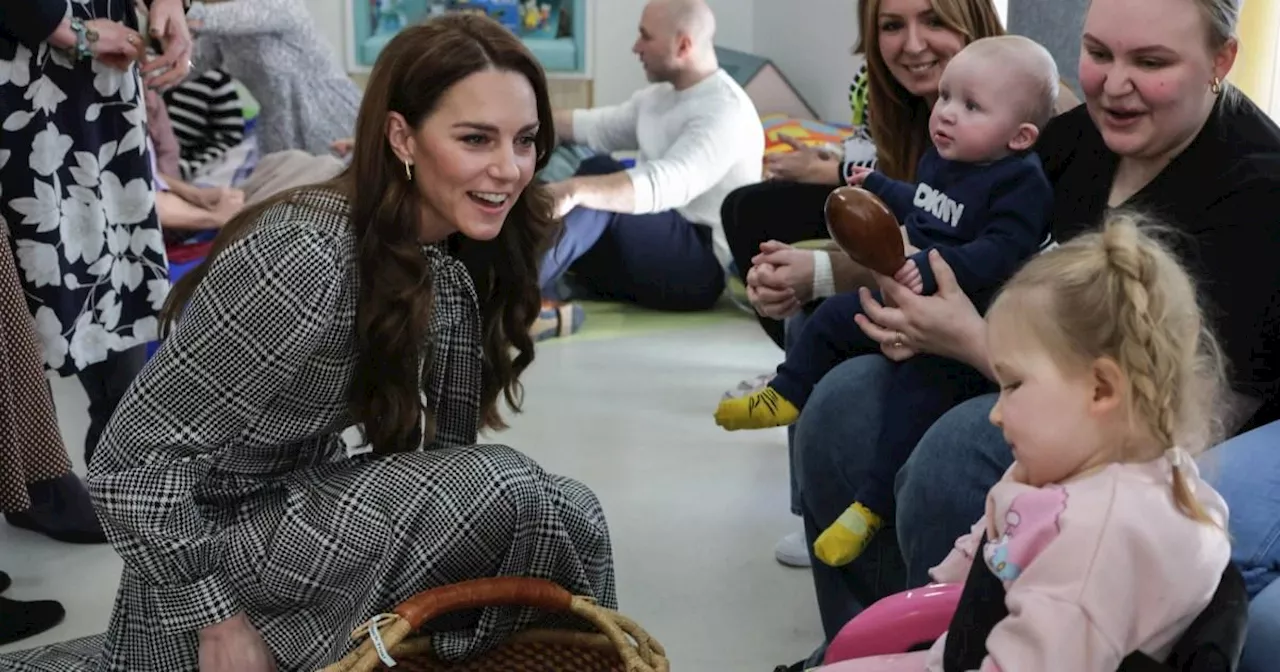 Princess Kate visits Tŷ Hafan children's hospice in stylish Zara dress