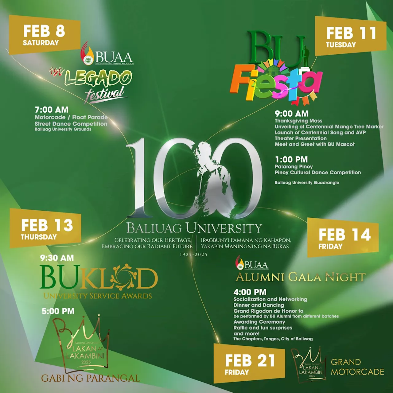 Baliuag University Celebrates Its Centennial