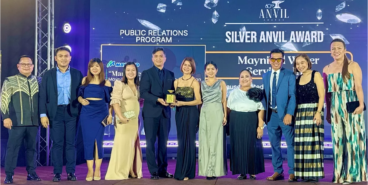 Maynilad wins two Silver Anvil Awards for communications excellence