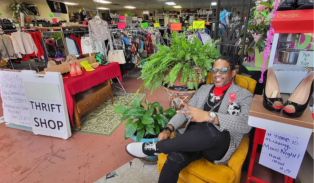 Randy McDonald at Silly Billy's offers vintage clothing with a smile