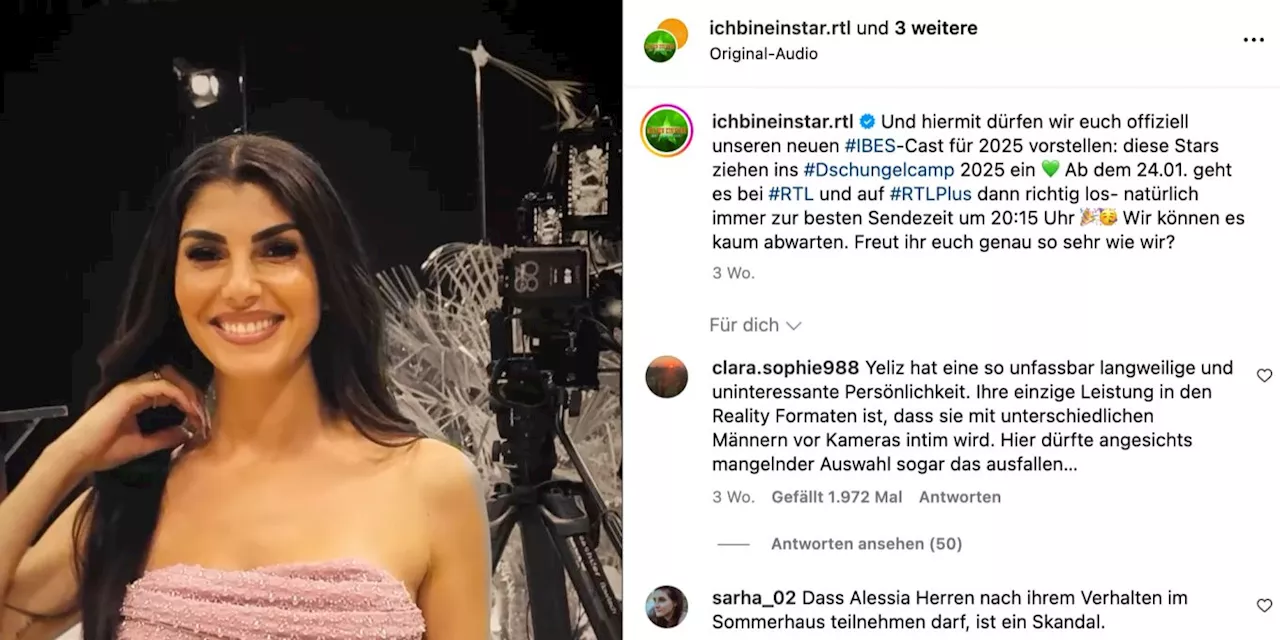 Yeliz Koc enthüllt neue Details über Ex Jimi Blue im Dschungelcamp