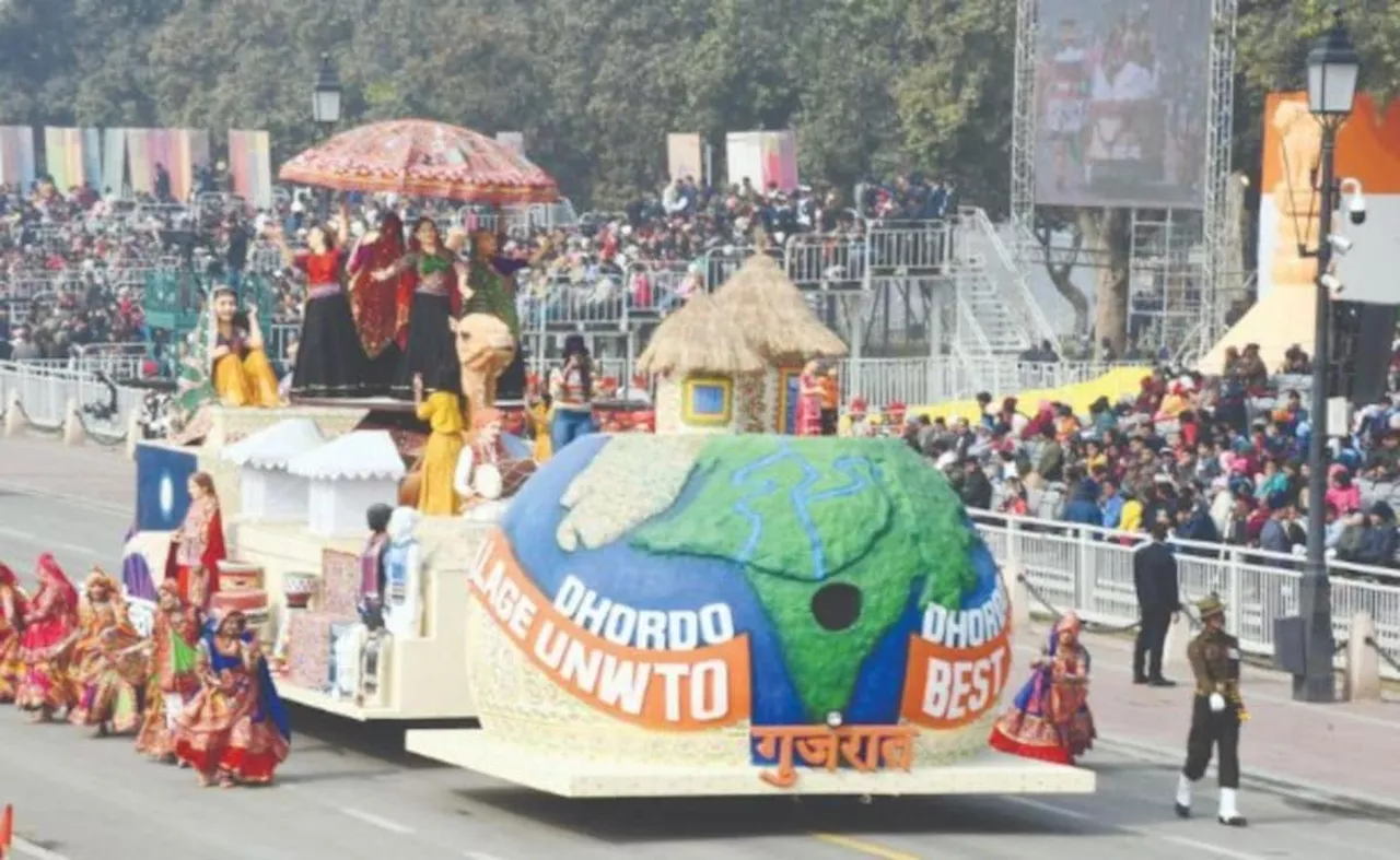 गणतंत्र दिवस की राष्ट्रीय परेड में गुजरात की हैट्रिक, तीसरी बार पॉपुलर चॉइस श्रेणी में बना पहली पसंद