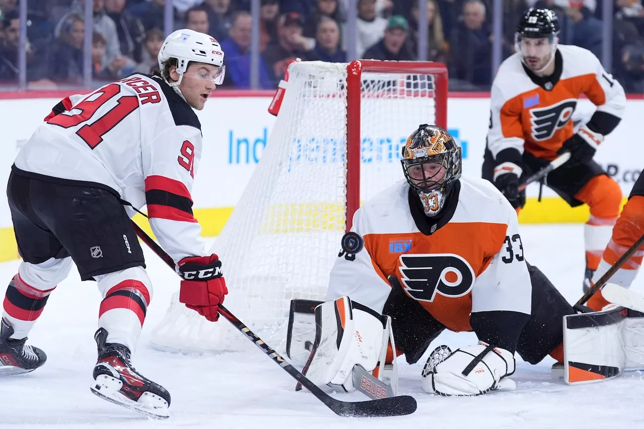 Devils and Flyers Set for Metropolitan Division Clash