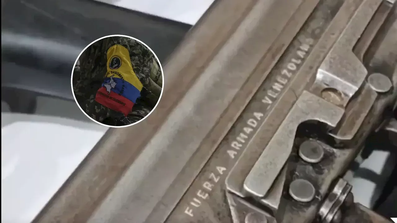 Encontraron armas de las fuerzas armadas de Venezuela a las disidencias de las Farc en Meta