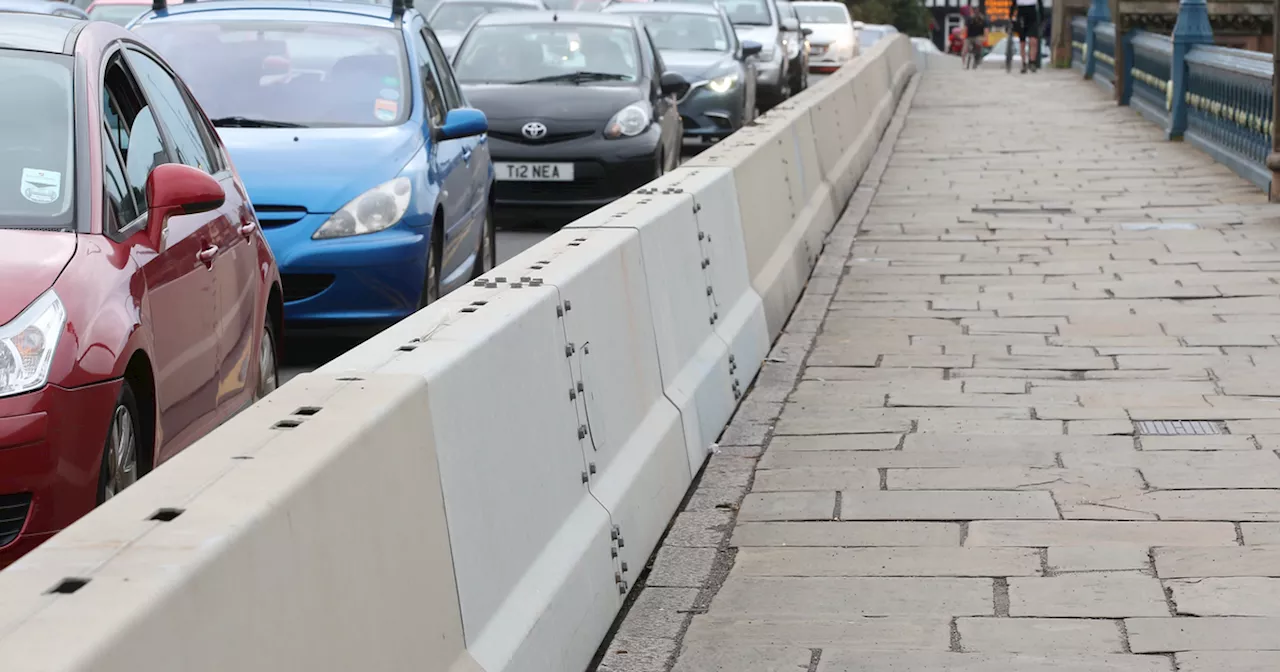 Need to improve 'eyesore' barriers and lighting on Trent Bridge