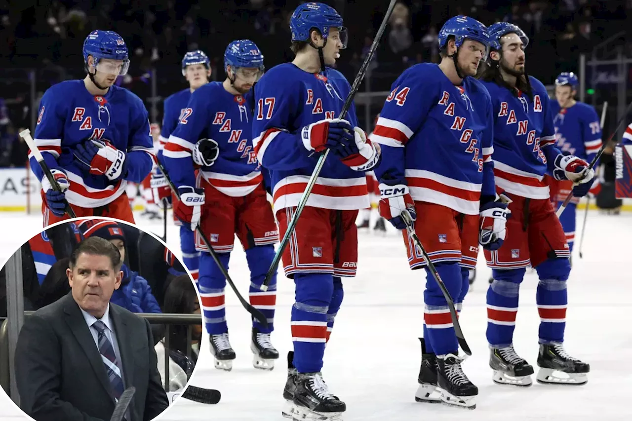 Rangers could opt for lineup changes as Peter Laviolette seeks spark