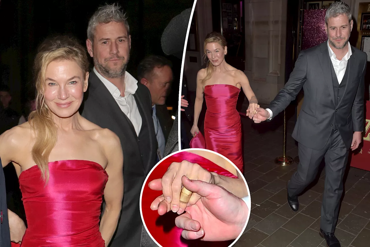 Renée Zellweger and Ant Anstead Spark Engagement Rumors at 'Bridget Jones' Premiere