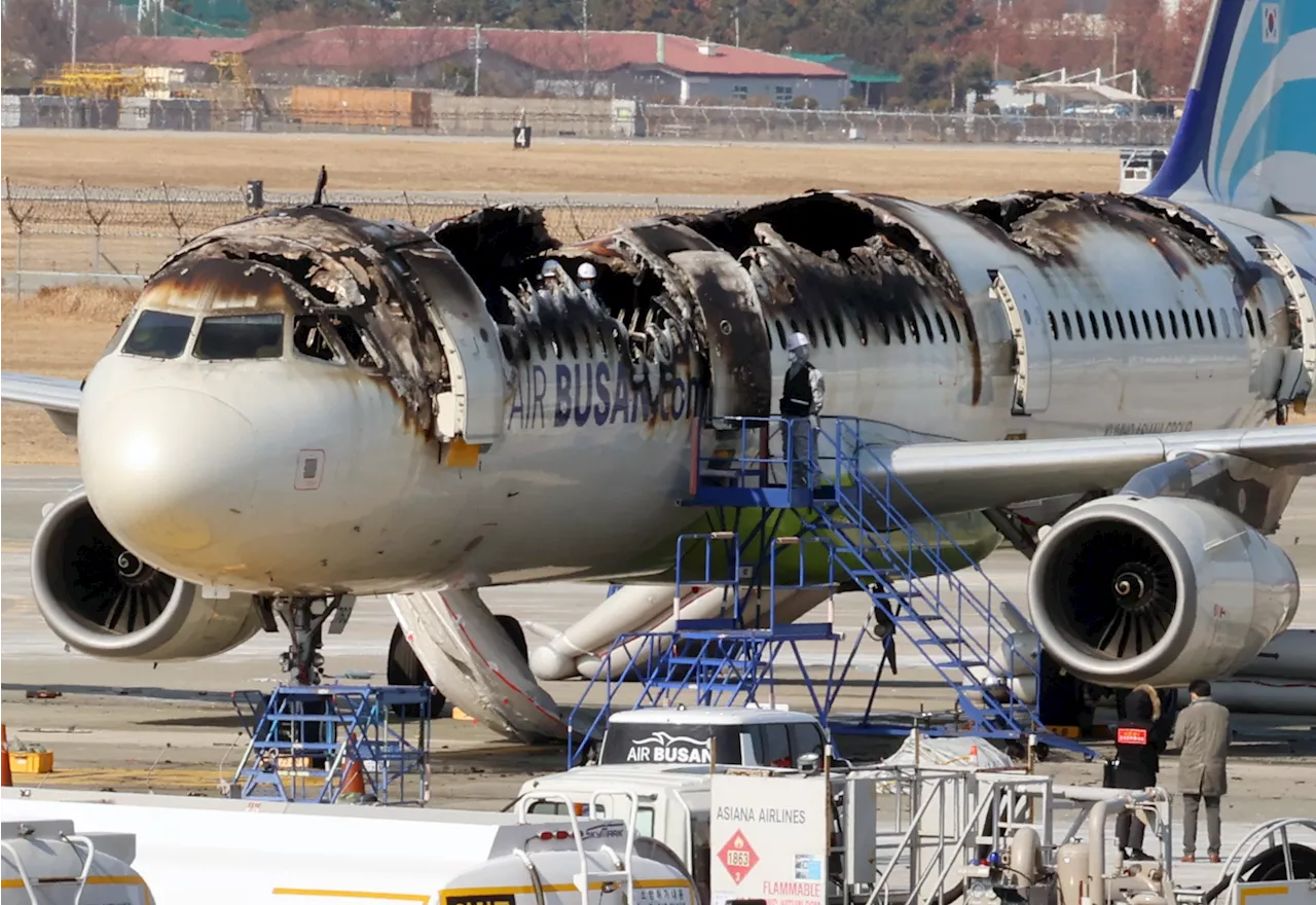 김해공항 에어부산 화재, 항철위 합동감식 시작