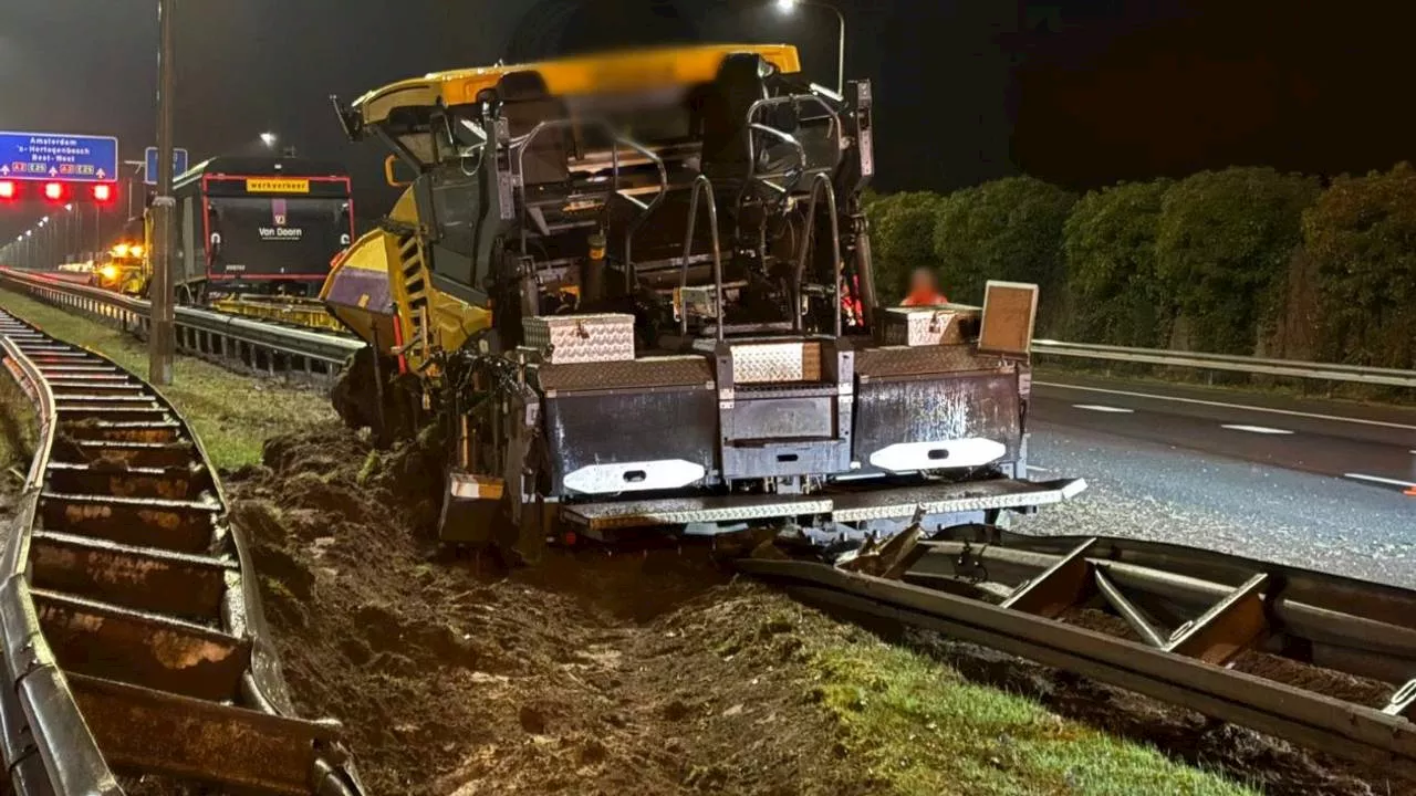 A2 Eindhoven-Den Bosch tot tien uur dicht wegens ongeval