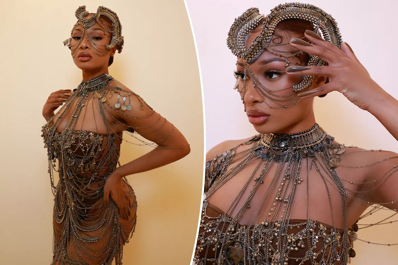 Megan Thee Stallion dazzles in chain gown at Gaurav Gupta's couture show