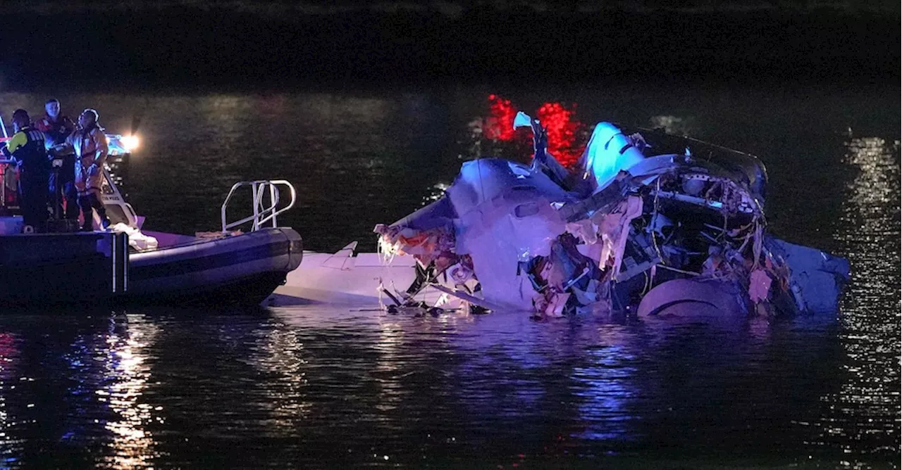 Incidente aereo sul Potomac: 18 vittime accertate