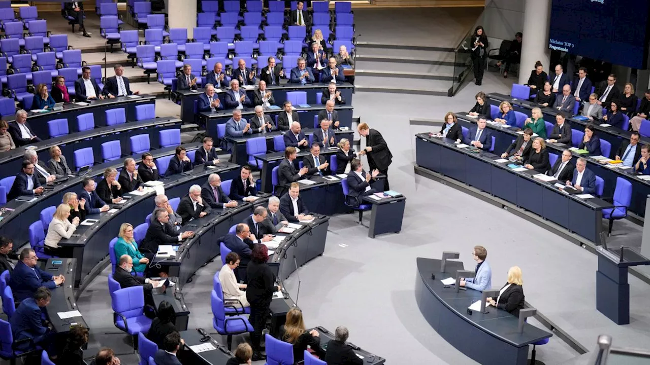 Debatte über ein Verbot der AfD im Bundestag