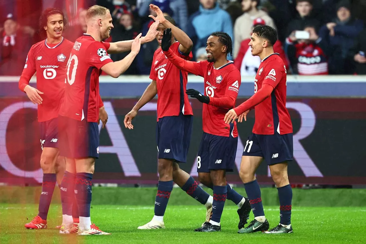 Ligue des Champions : Lille domine, PSG assure et les Français qualifiés en huitièmes de finale